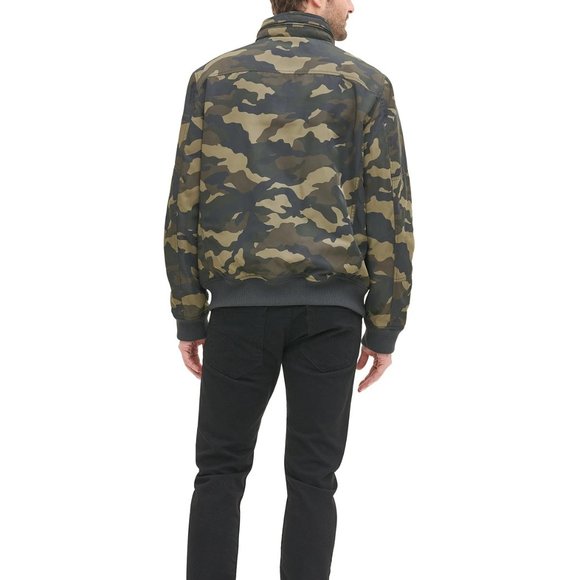 Tommy Hilfiger Men's Four-Pocket Filled Performance Bomber Jacket. - Picture 2 of 5